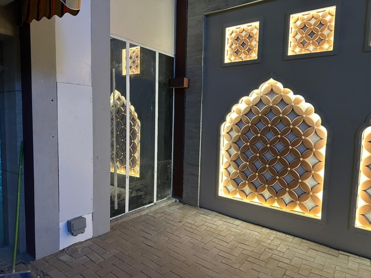 India Club jaali feature wall